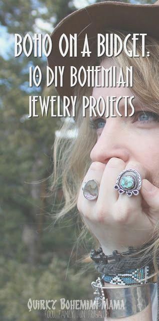Boho on a Budget: 10 DIY Bohemian Jewelry Projects - Boho on a Budget: 10 DIY Bohemian Jewelry Projects -   19 diy Jewelry bohemian ideas