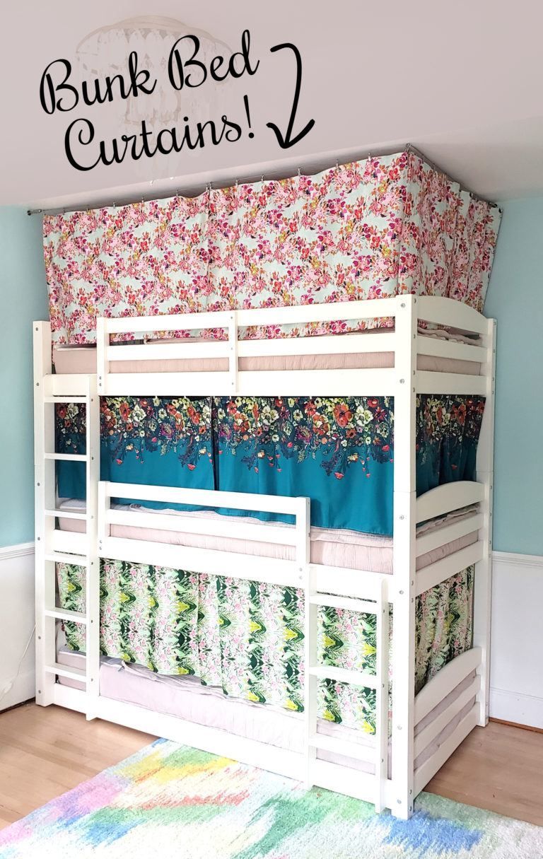 Bunk Bed Curtains How-to Tutorial {Reality Daydream} - Bunk Bed Curtains How-to Tutorial {Reality Daydream} -   19 diy Kids room ideas