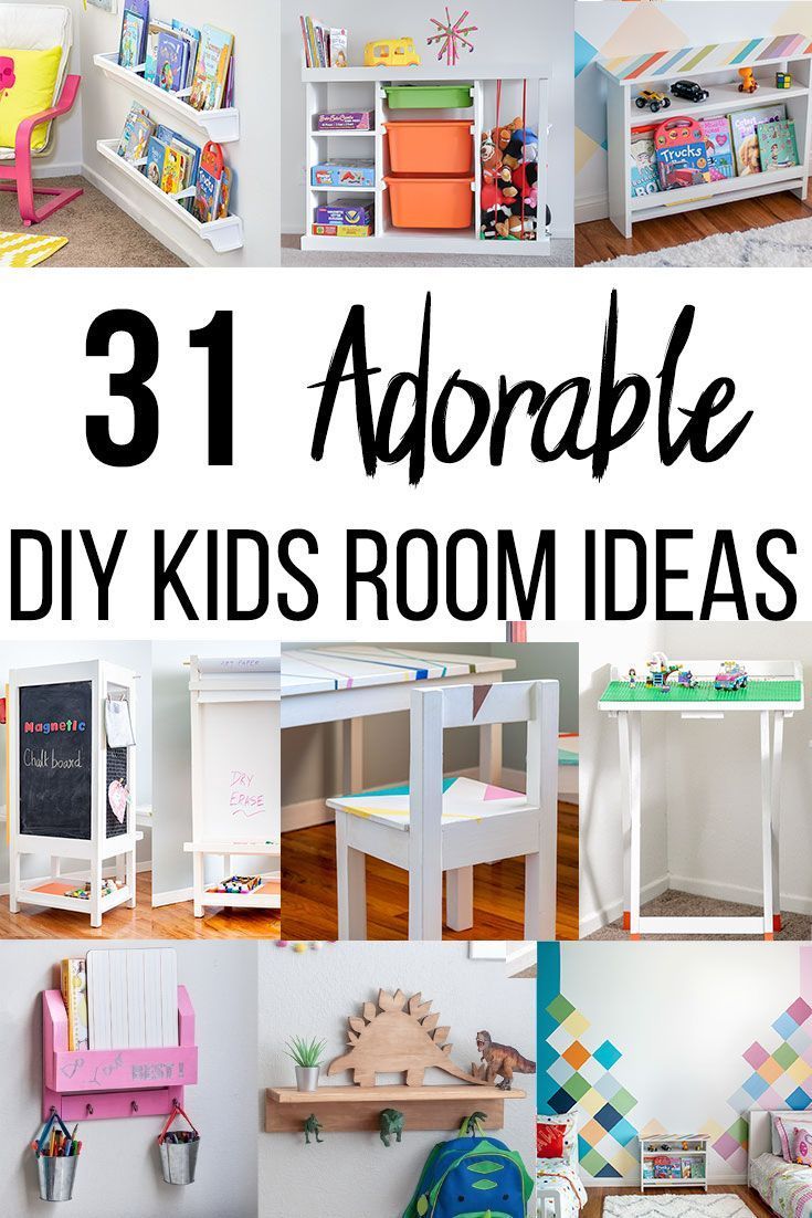 31 Adorable DIY Kids Room Ideas You Need To See! - 31 Adorable DIY Kids Room Ideas You Need To See! -   19 diy Kids room ideas