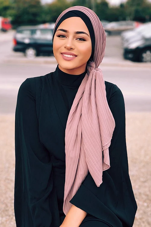 Pleated Chiffon Kerchief - Pleated Chiffon Kerchief -   4 fitness Fashion hijab ideas