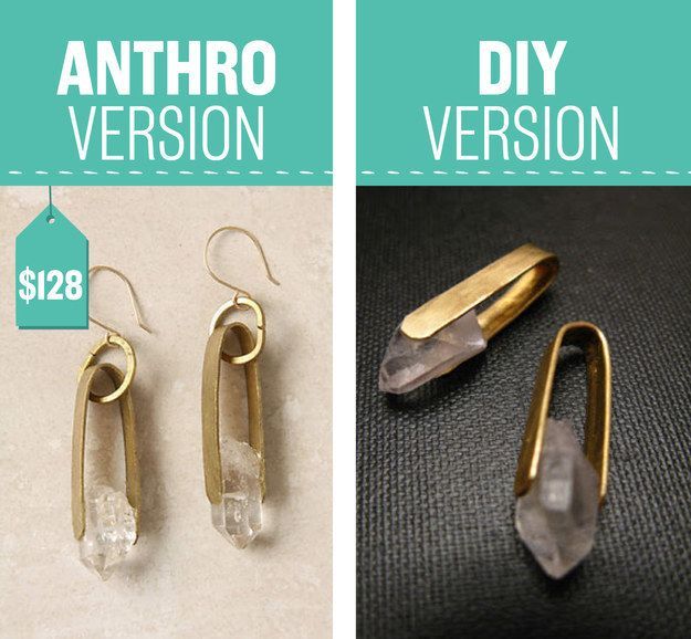 26 Impossibly Cool Anthropologie Knockoffs You're Gonna Want To Make Right Now - 26 Impossibly Cool Anthropologie Knockoffs You're Gonna Want To Make Right Now -   diy Jewelry anthropologie