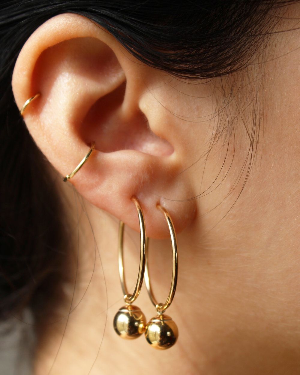 LOUCHE GOLD HOOP EARRINGS — Ventrone Chronicles - LOUCHE GOLD HOOP EARRINGS — Ventrone Chronicles -   5 diy Jewelry anthropologie ideas