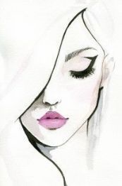 Womens Face Sketch Drawing 19 Ideas - Womens Face Sketch Drawing 19 Ideas -   9 beauty Face sketch ideas