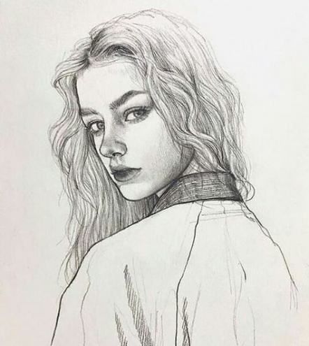 22+ Trendy Drawing Girl Beautiful Faces Sketch - 22+ Trendy Drawing Girl Beautiful Faces Sketch -   9 beauty Face sketch ideas