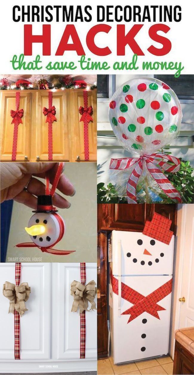 10 diy Christmas Decorations for party ideas