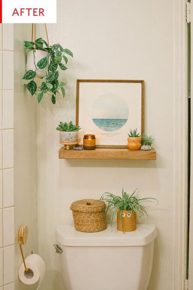 Before and After: An Ingenious Fix for Ugly Rental Bathroom Tiles - Before and After: An Ingenious Fix for Ugly Rental Bathroom Tiles -   11 diy Bathroom rental ideas