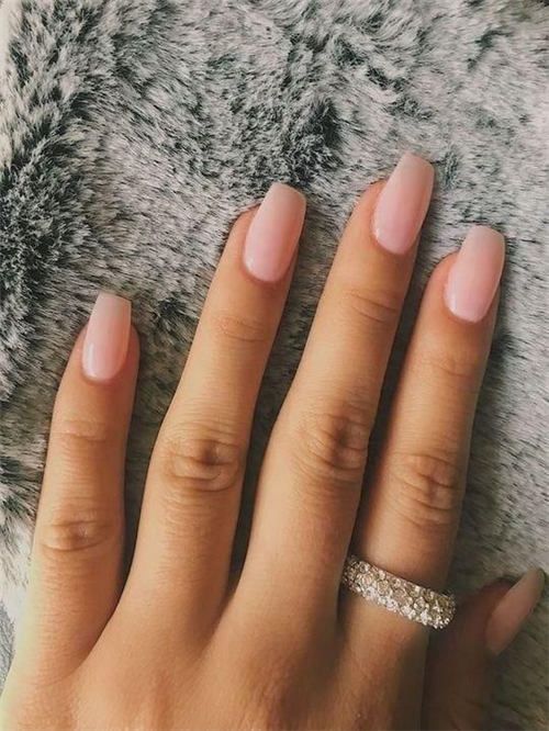 35 Awesome Light Pink Nail Designs for A Great Look - 35 Awesome Light Pink Nail Designs for A Great Look -   12 beauty Nails wedding ideas