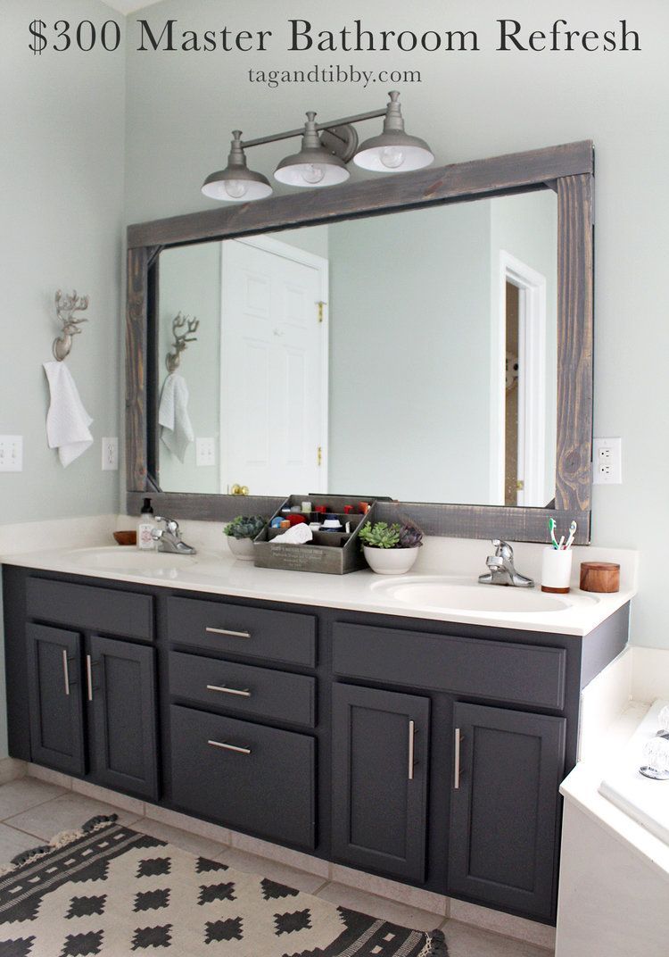 Master Bathroom Update on a $300 Budget — Tag & Tibby Design - Master Bathroom Update on a $300 Budget — Tag & Tibby Design -   12 diy Bathroom updates ideas