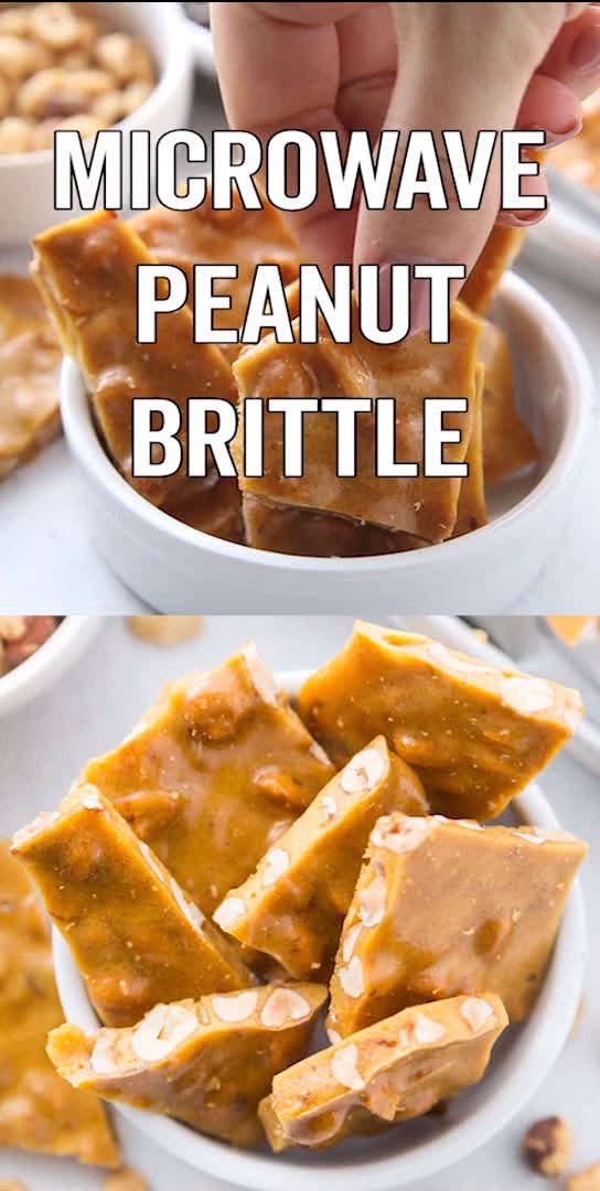 Microwave Peanut Brittle Recipe! - Microwave Peanut Brittle Recipe! -   12 diy Food microwave ideas