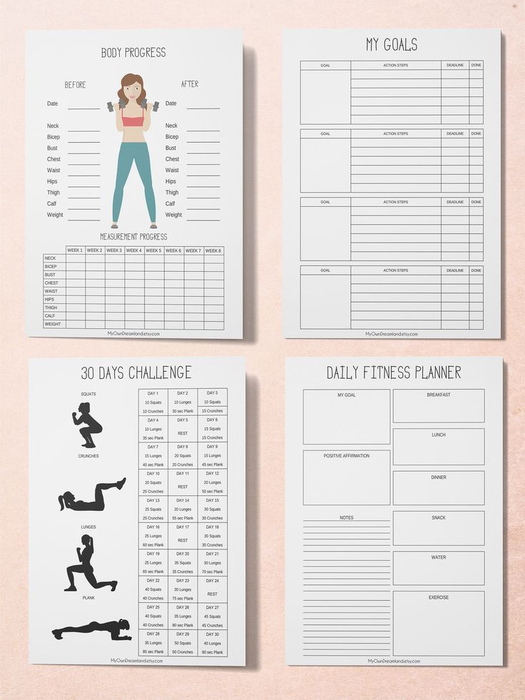 Workout Planner, Fitness Planner, Printable Planner Kit, Workout Tracker Printable | Fitness planner - Workout Planner, Fitness Planner, Printable Planner Kit, Workout Tracker Printable | Fitness planner -   12 fitness Planner download ideas