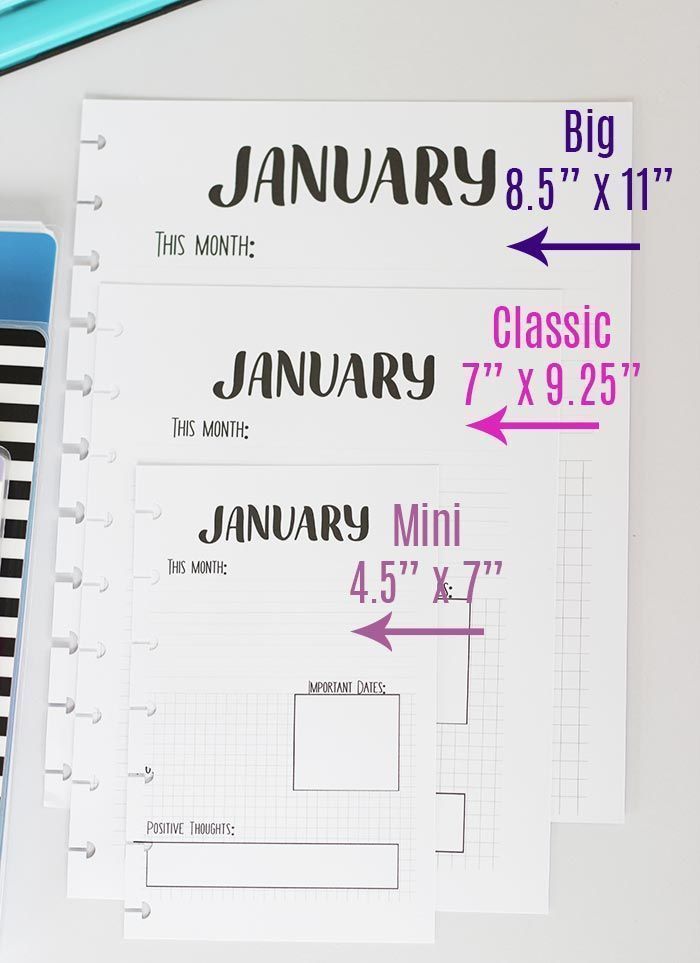 How to Resize Printables to Fit Any Happy Planner Size (with VIDEO) - How to Resize Printables to Fit Any Happy Planner Size (with VIDEO) -   12 fitness Planner mambi ideas