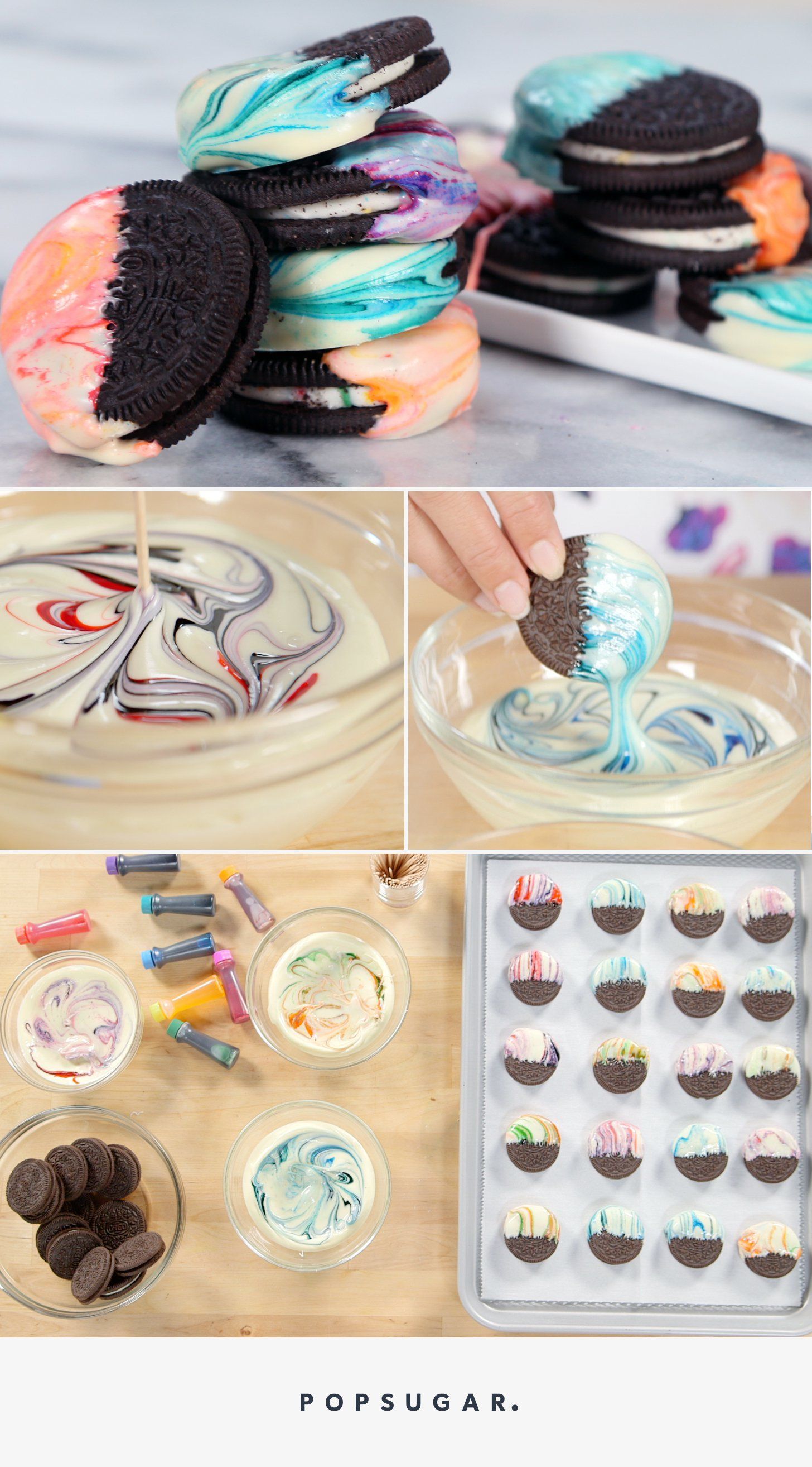 Lose Yourself to These Tie-Dye Oreos - Lose Yourself to These Tie-Dye Oreos -   13 diy Food for sale ideas