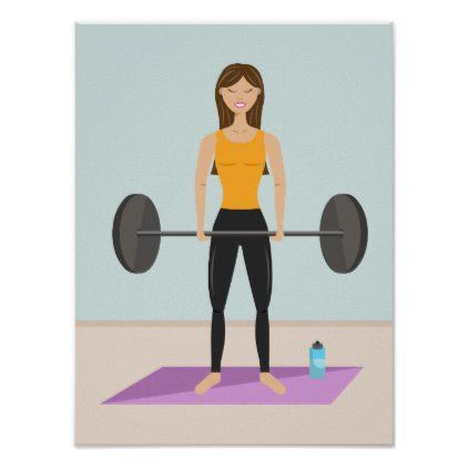 13 fitness Illustration girl ideas