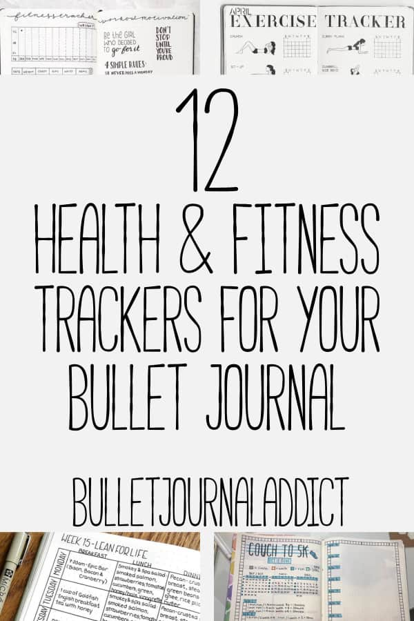Bullet Journal Addict - 12 Smart Bullet Journal Health and Fitness Trackers - Bullet Journal Addict - 12 Smart Bullet Journal Health and Fitness Trackers -   13 fitness Journal rewards ideas