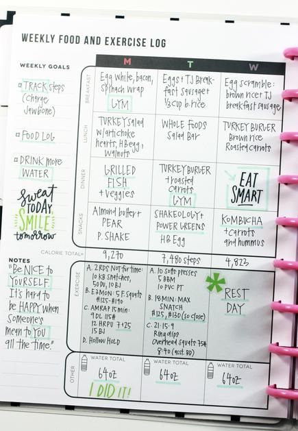 The Happy Planner Fitness Planner | Food, Exercise log & Added Inspirational Elements - The Happy Planner Fitness Planner | Food, Exercise log & Added Inspirational Elements -   13 fitness Planner inspiration ideas
