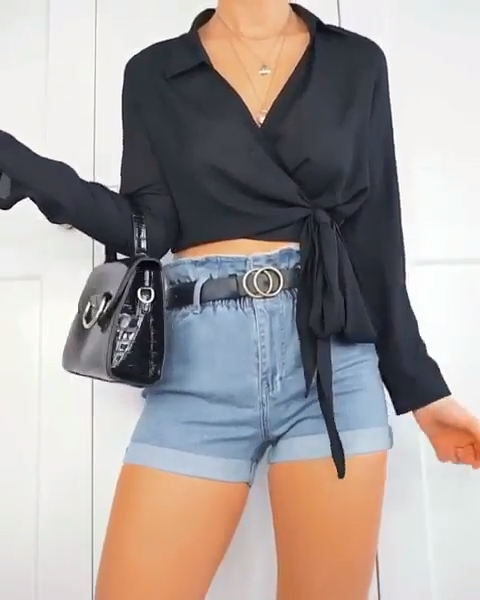 Basic black outfit video with denim jean! - Basic black outfit video with denim jean! -   13 style 2019 teens ideas