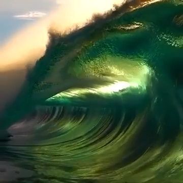 These waves are colored by the sun - These waves are colored by the sun -   14 beauty Photography ocean ideas