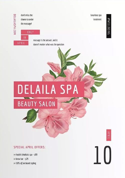 14 beauty Poster salon ideas