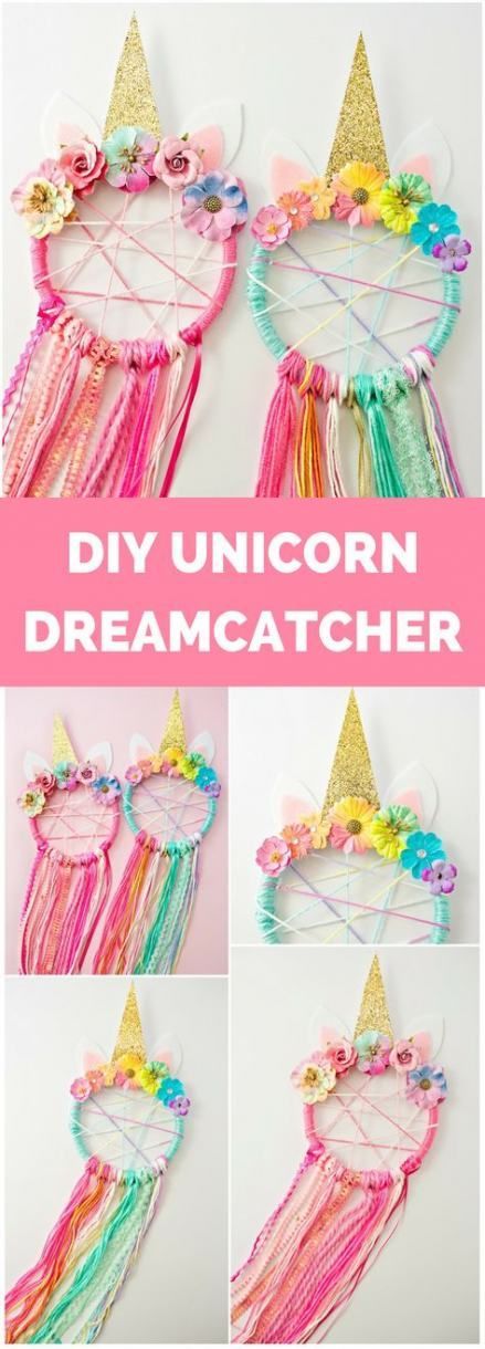 53+ ideas diy crafts for kids rooms dream catchers for 2019 - 53+ ideas diy crafts for kids rooms dream catchers for 2019 -   14 diy Dream Catcher unicorn ideas