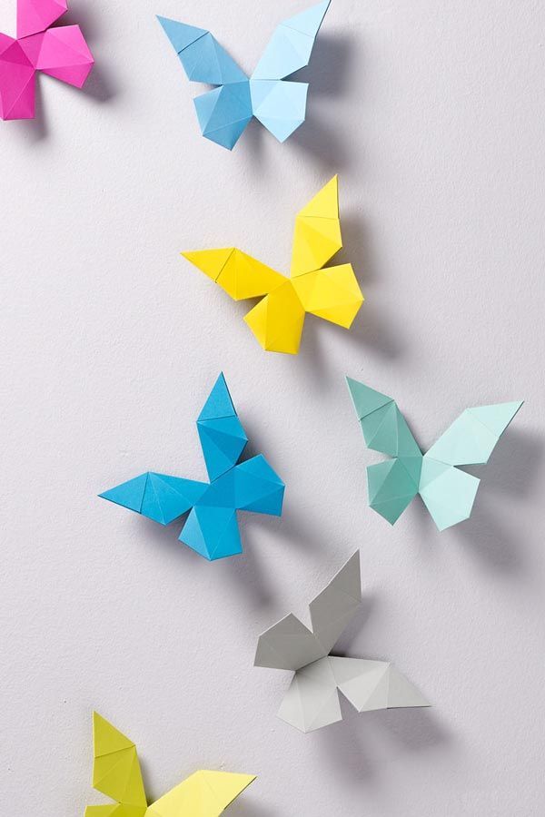 Cute DIY Easy Paper Butterfly Origami for Beginners - Cute DIY Easy Paper Butterfly Origami for Beginners -   14 diy Easy cute ideas