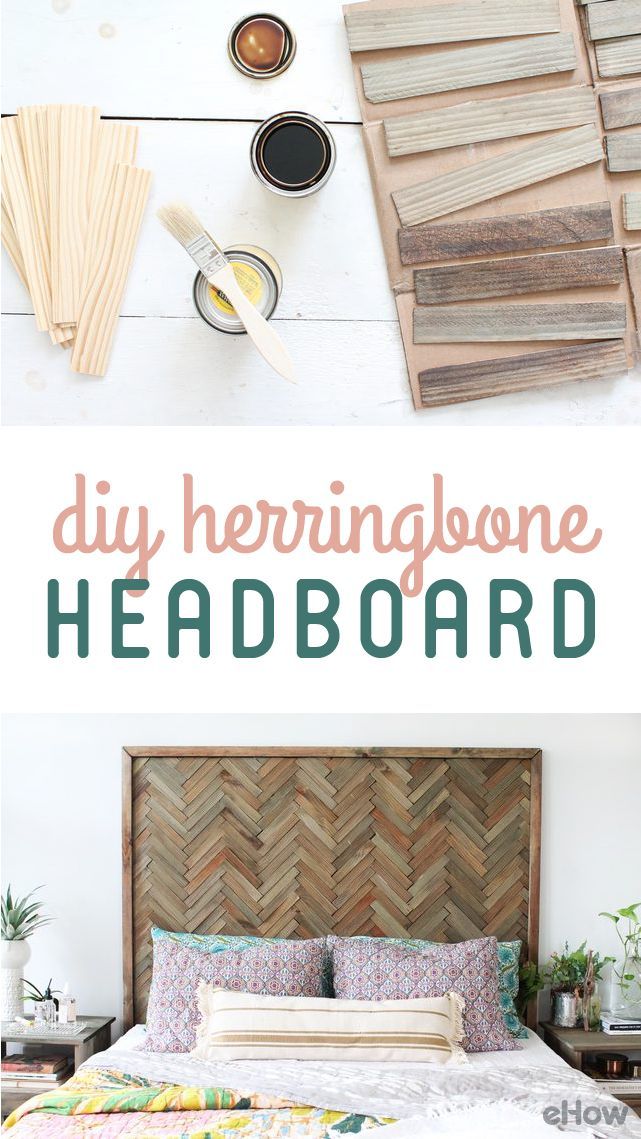 DIY Herringbone Headboard With Wood Shims | eHow.com - DIY Herringbone Headboard With Wood Shims | eHow.com -   14 diy Headboard herringbone ideas