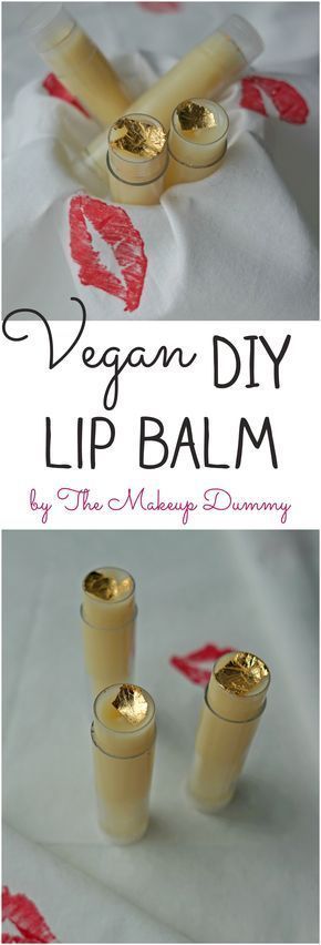 Vegan Lip Balm DIY Recipe - Vegan Lip Balm DIY Recipe -   14 diy Makeup vegan ideas