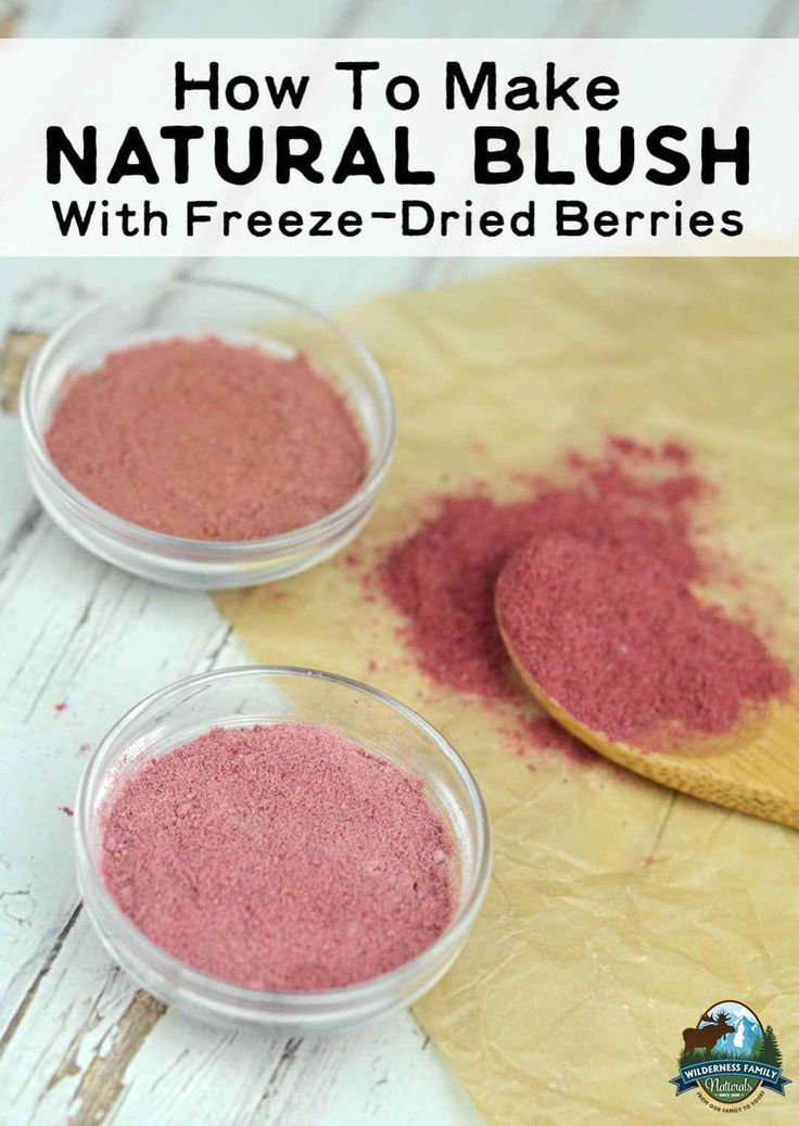 How To Make Natural Blush With Freeze-Dried Berries - How To Make Natural Blush With Freeze-Dried Berries -   14 diy Makeup vegan ideas