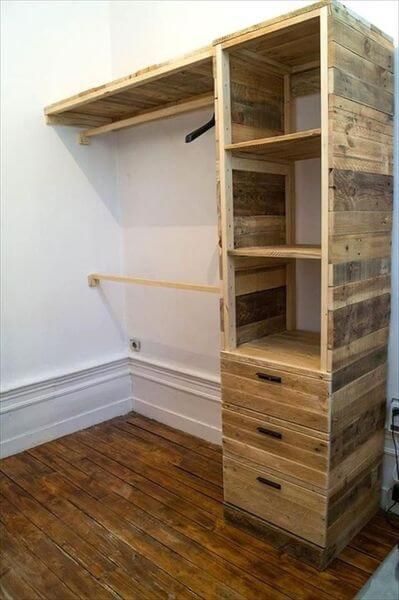 101 Pallet Project Ideas That Put Old Pallets to Good Use! - Mr. DIY Guy - 101 Pallet Project Ideas That Put Old Pallets to Good Use! - Mr. DIY Guy -   14 diy Muebles ropa ideas