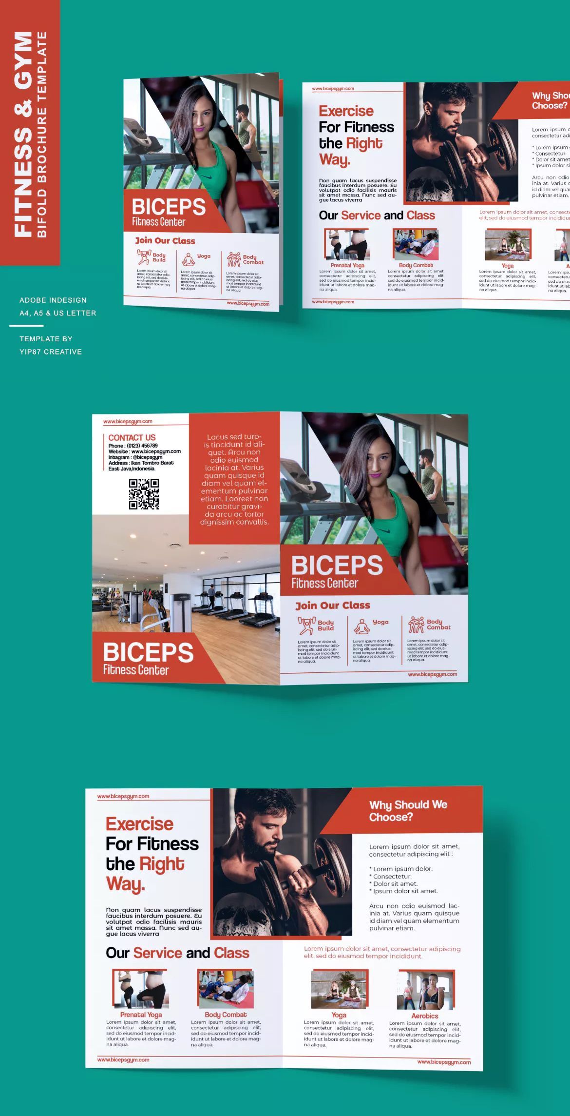 14 fitness Design brochure ideas