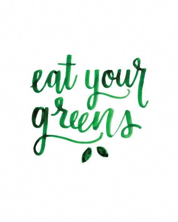 Eat your Greens pdf Print, Kitchen Decor Artwork, Food Typography, Hand Lettered Veggie Quote Print, Instant Download 8x10 - Eat your Greens pdf Print, Kitchen Decor Artwork, Food Typography, Hand Lettered Veggie Quote Print, Instant Download 8x10 -   14 fitness Food quotes ideas