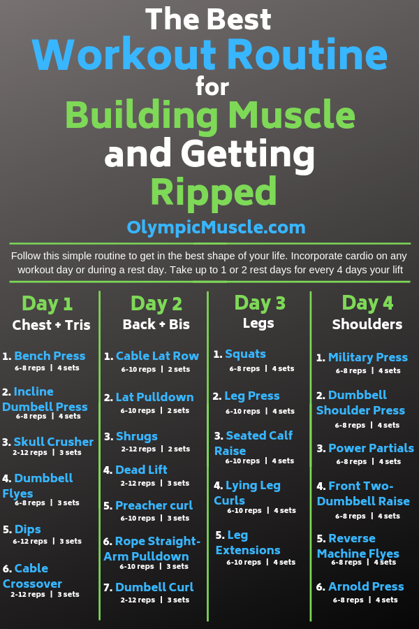 The BEST Workout Routine - The BEST Workout Routine -   14 fitness Routine mens ideas