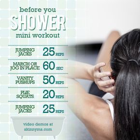 Before Your Shower - Mini Morning Workout - Before Your Shower - Mini Morning Workout -   14 fitness Routine mens ideas