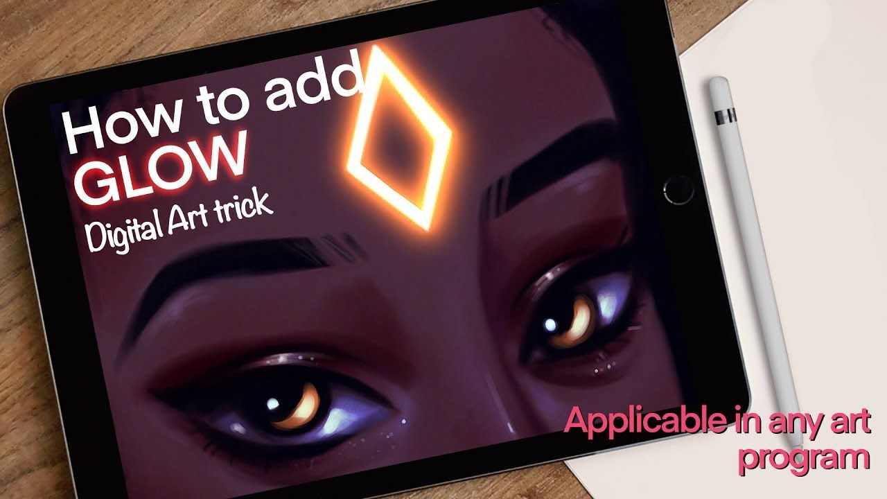 Procreate- How to make it glow( Applicable in any art Program)- Digital Art tricks - Procreate- How to make it glow( Applicable in any art Program)- Digital Art tricks -   15 beauty Art digital ideas