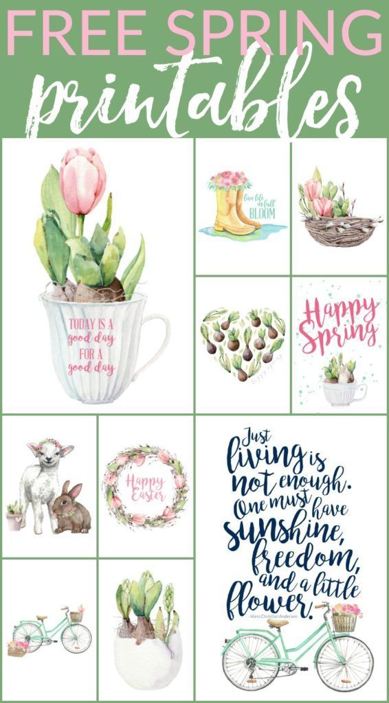 10 Floral Spring Free Printables (and more!) | The Turquoise Home - 10 Floral Spring Free Printables (and more!) | The Turquoise Home -   15 beauty Images of spring ideas