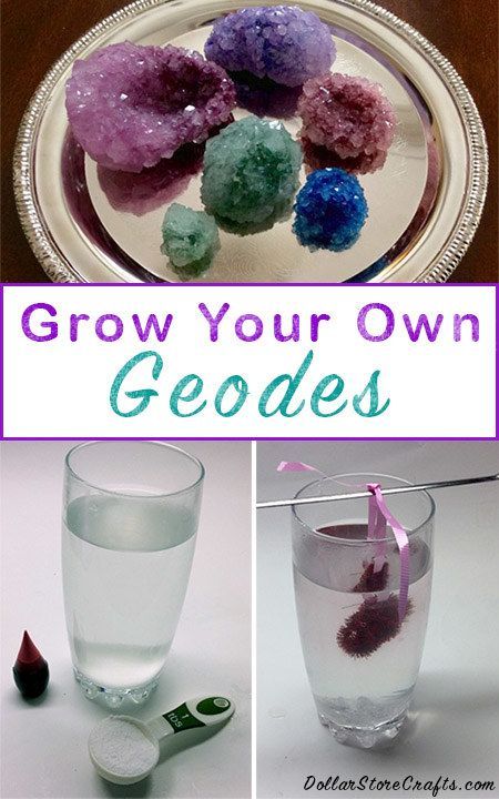 Grow wonderfully colorful crystals right at home. - Grow wonderfully colorful crystals right at home. -   15 cool diy Projects ideas