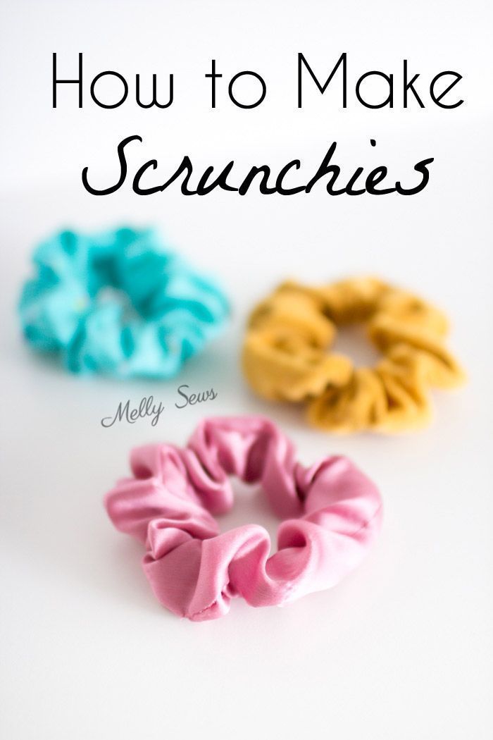 How to Make a Scrunchie - Melly Sews - How to Make a Scrunchie - Melly Sews -   15 cool diy Projects ideas