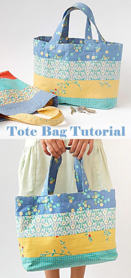Mother-Daughter Tote Bag Tutorial - Mother-Daughter Tote Bag Tutorial -   15 diy Bag pattern ideas