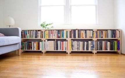 15 diy Bookshelf long ideas