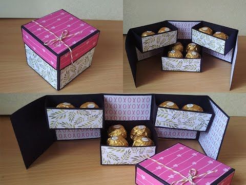 Diy ferrero rocher chocolate gift box|Arty Hearty - Diy ferrero rocher chocolate gift box|Arty Hearty -   15 diy Box chocolate ideas