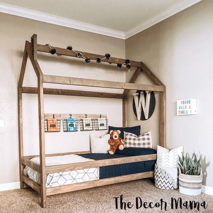 DIY Twin Size House Bed! - The Decor Mama - DIY Twin Size House Bed! - The Decor Mama -   15 diy House room ideas