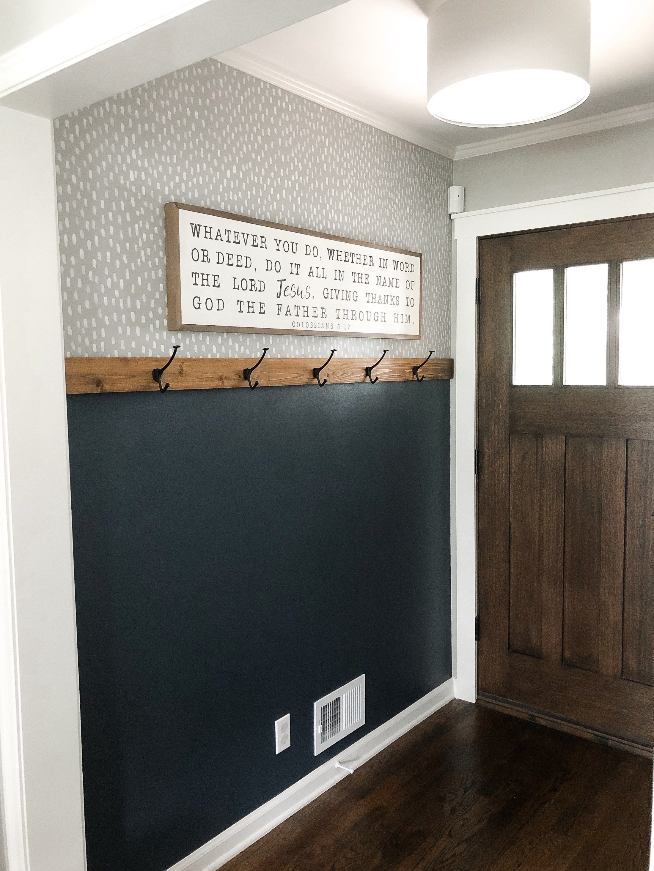 DIY Easy Entryway Makeover with Paint! • Mindfully Gray - DIY Easy Entryway Makeover with Paint! • Mindfully Gray -   15 diy House room ideas