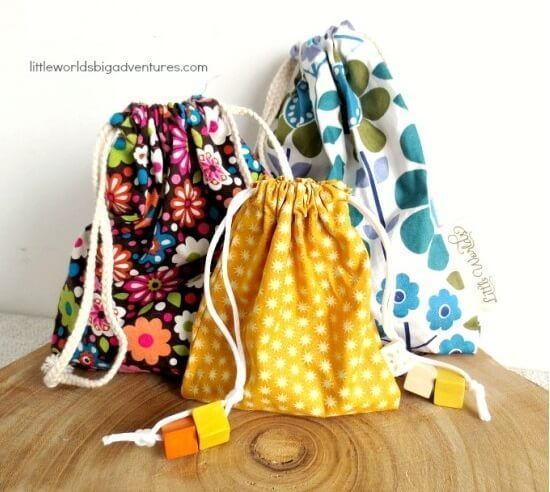 10 Simple Sewing Projects for Beginners - 10 Simple Sewing Projects for Beginners -   diy Kids bag