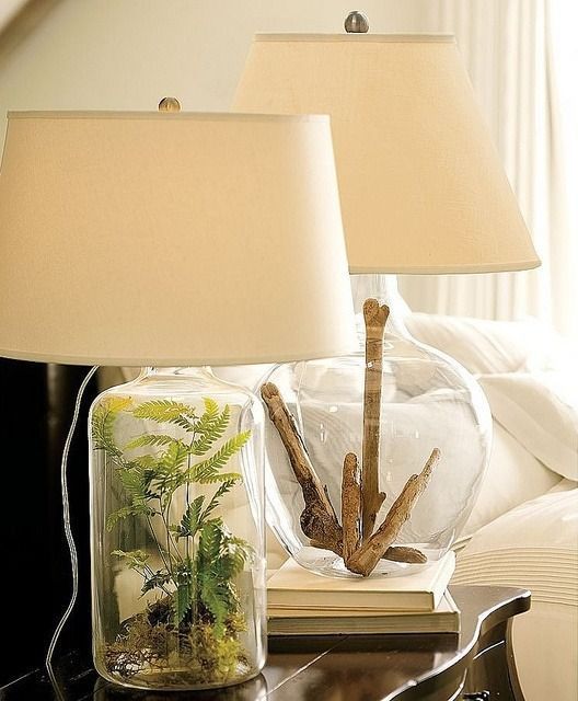 7 Fillable Glass Lamp Ideas - iD Lights - 7 Fillable Glass Lamp Ideas - iD Lights -   15 diy Lamp table ideas