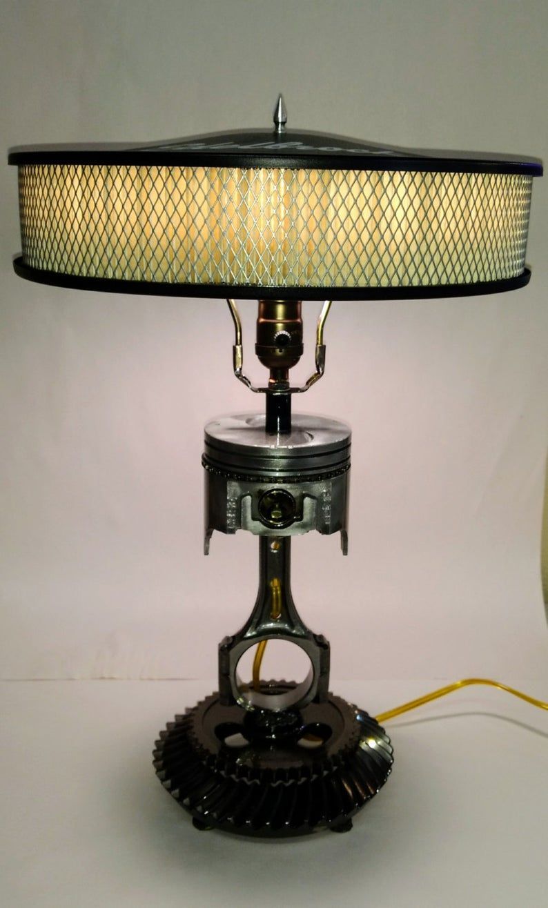 Piston Lamp - Piston Lamp -   15 diy Lamp table ideas