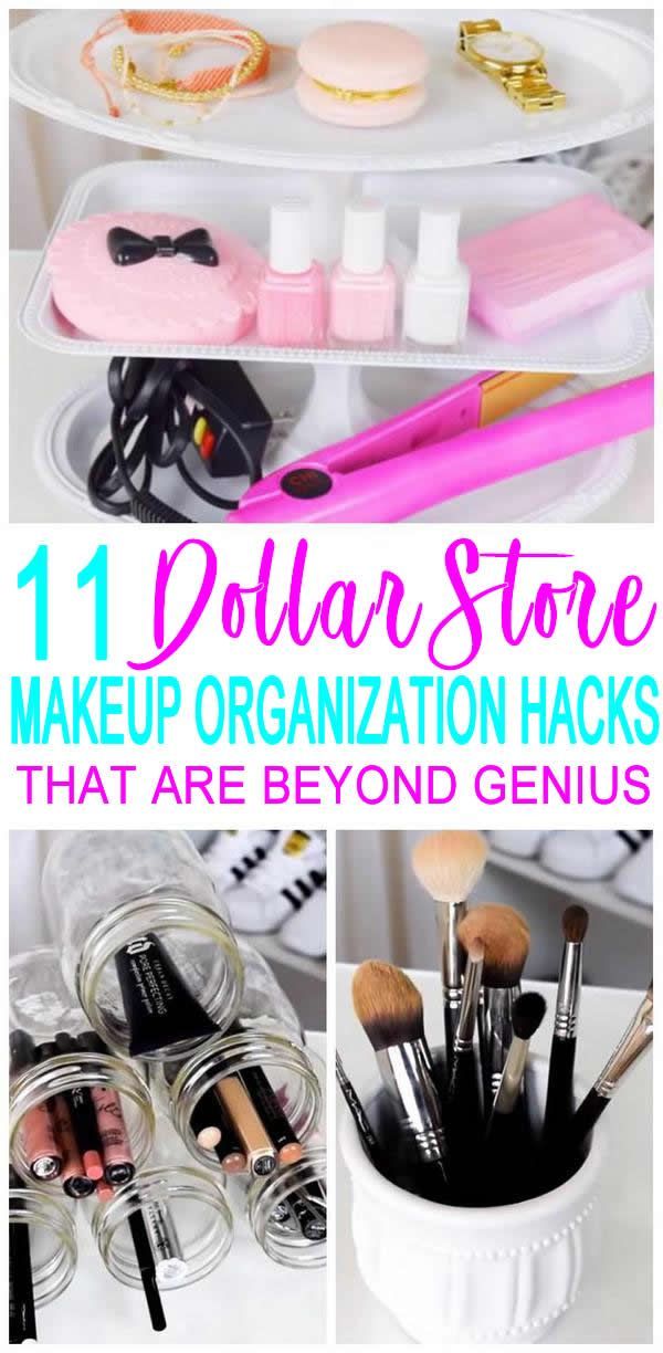 15 diy Makeup organizers ideas