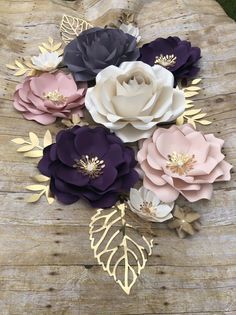Paper Flowers Backdrop set of 16 items - Paper Flowers Backdrop set of 16 items -   15 diy Paper backdrop ideas