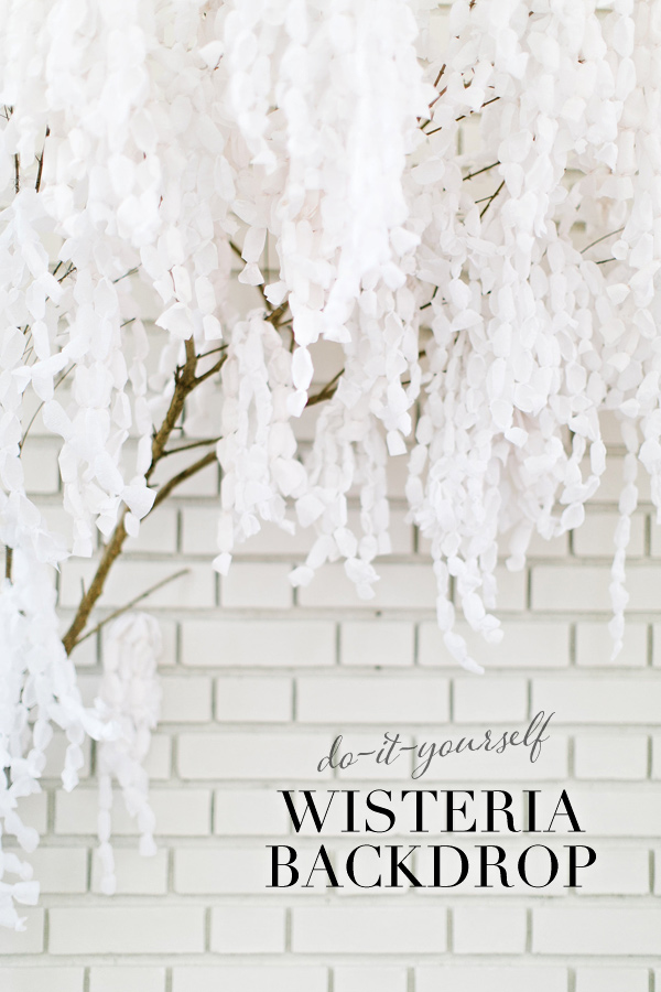 DIY Paper Wisteria Backdrop ? Ruffled - DIY Paper Wisteria Backdrop ? Ruffled -   15 diy Paper backdrop ideas