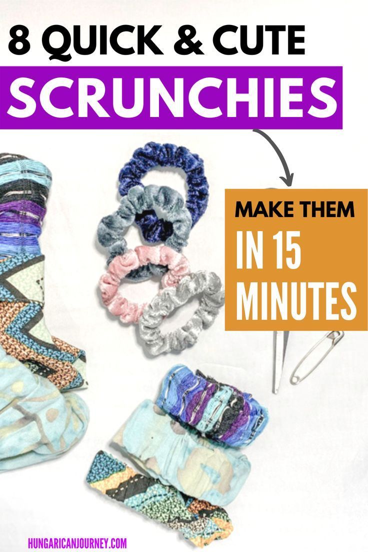 15 diy Scrunchie materials ideas