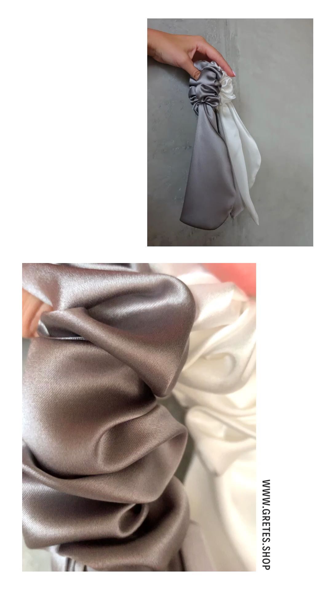 Silk scrunchies with a scarf - Silk scrunchies with a scarf -   15 diy Scrunchie materials ideas