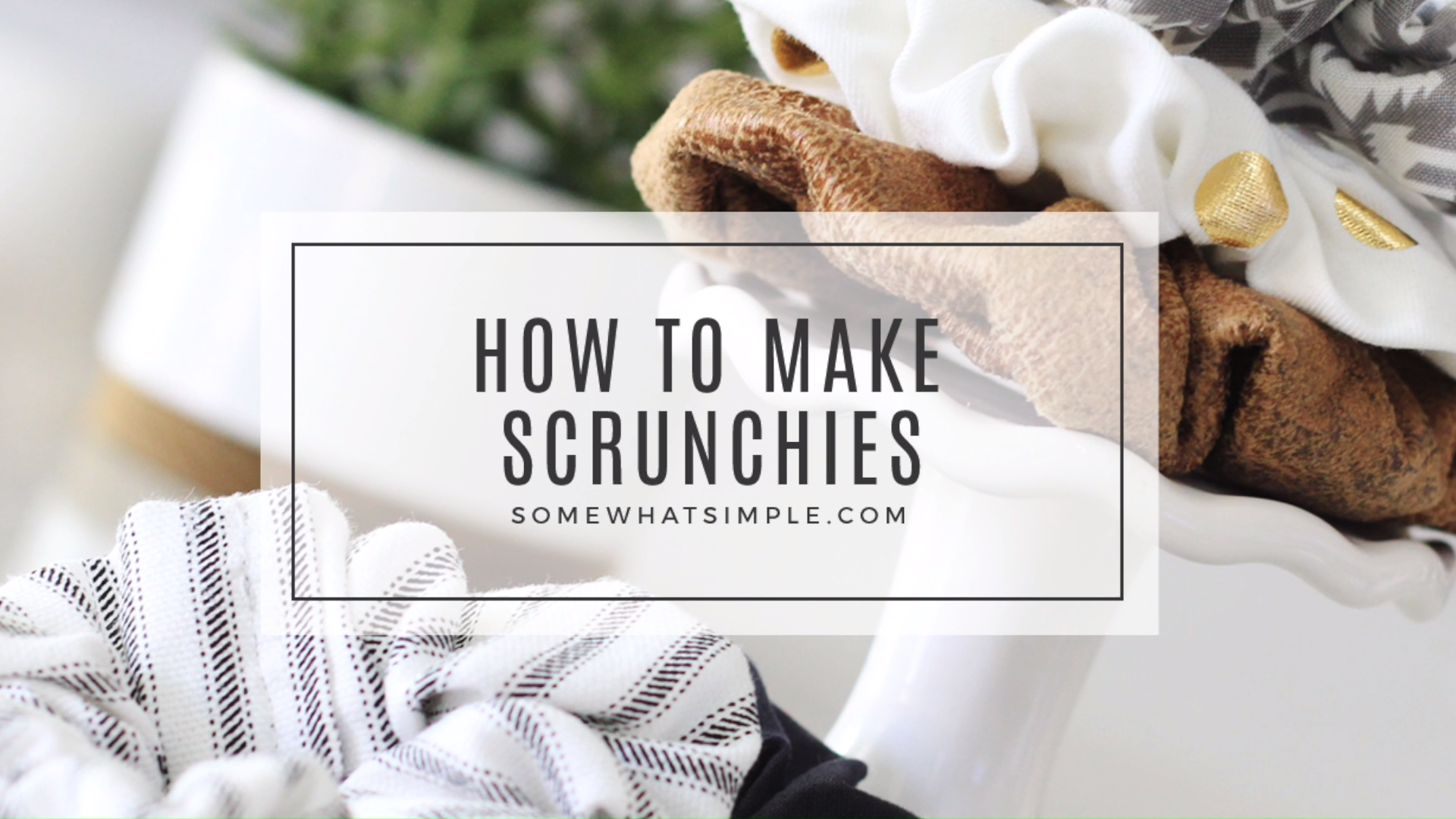 Easiest Way To Make A Scrunchie - Easiest Way To Make A Scrunchie -   15 diy Scrunchie step by step ideas